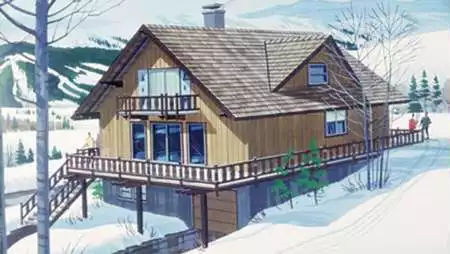 image of contemporary house plan 1295